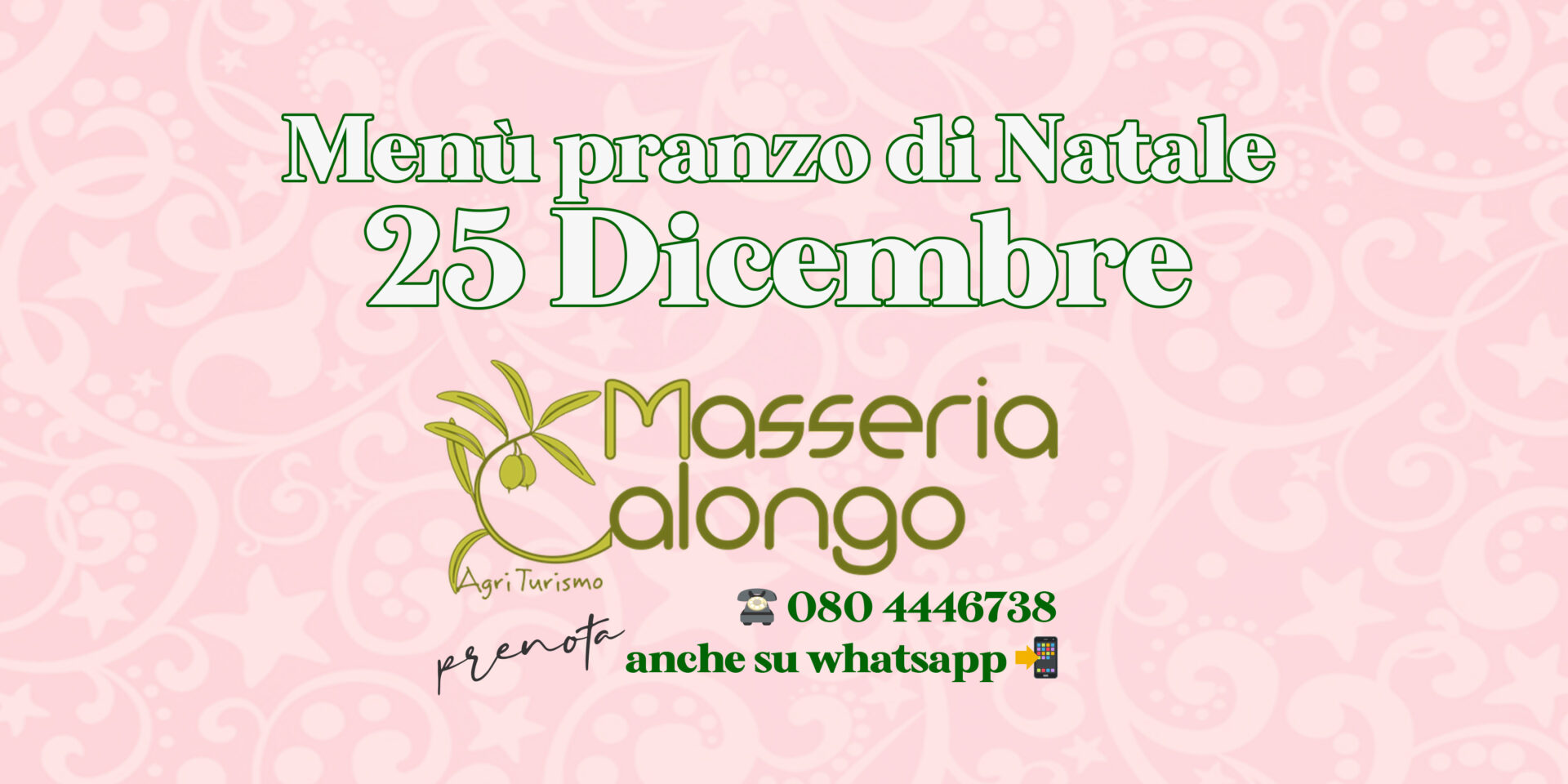 Menù Pranzo di Natale giovedì 25.12.2025