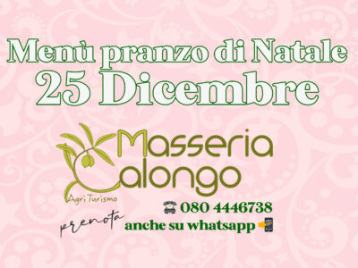 Menù Pranzo di Natale giovedì 25.12.2025